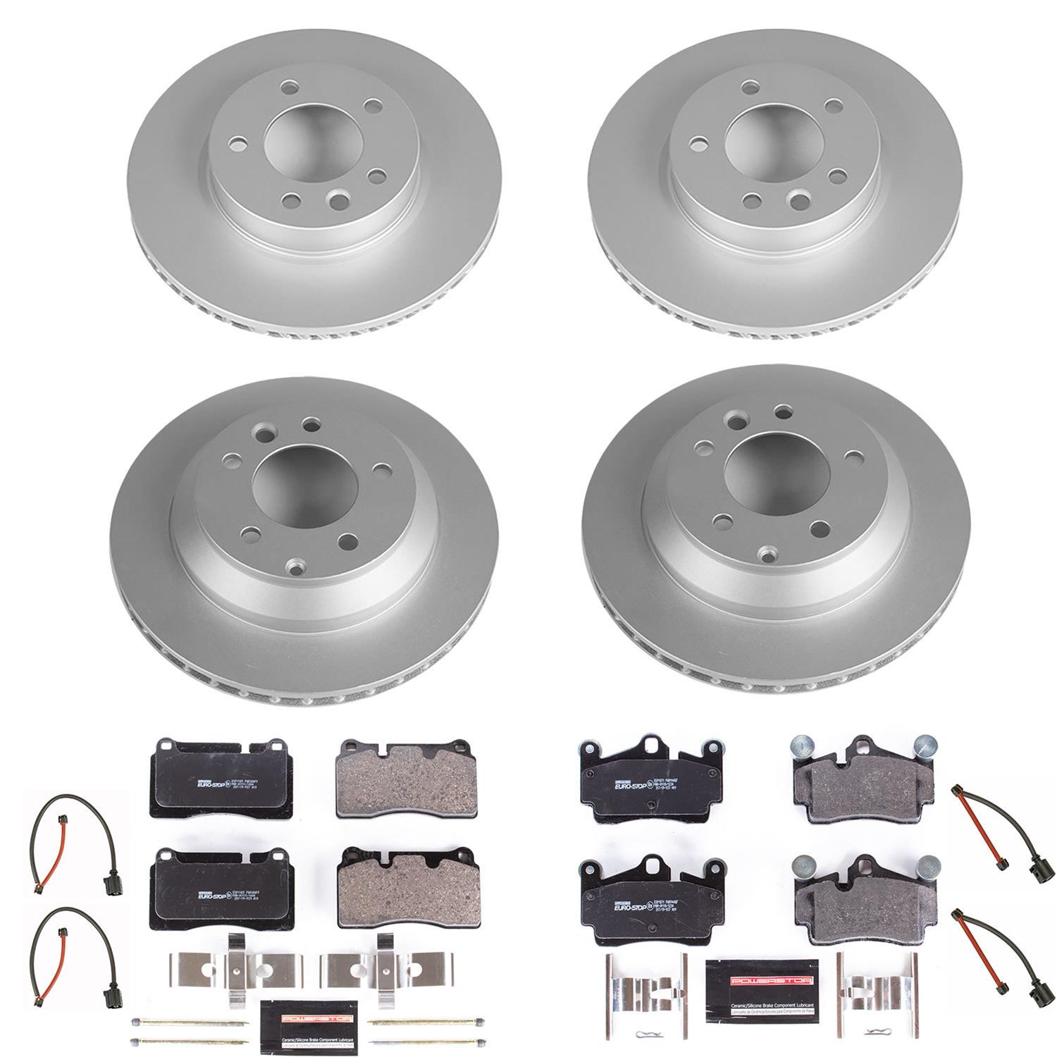 Power Stop 07-10 Volkswagen Touareg Front & Rear Euro-Stop Brake Kit (1x psbESK5312, 1x psbESK4656) thumbnail 5