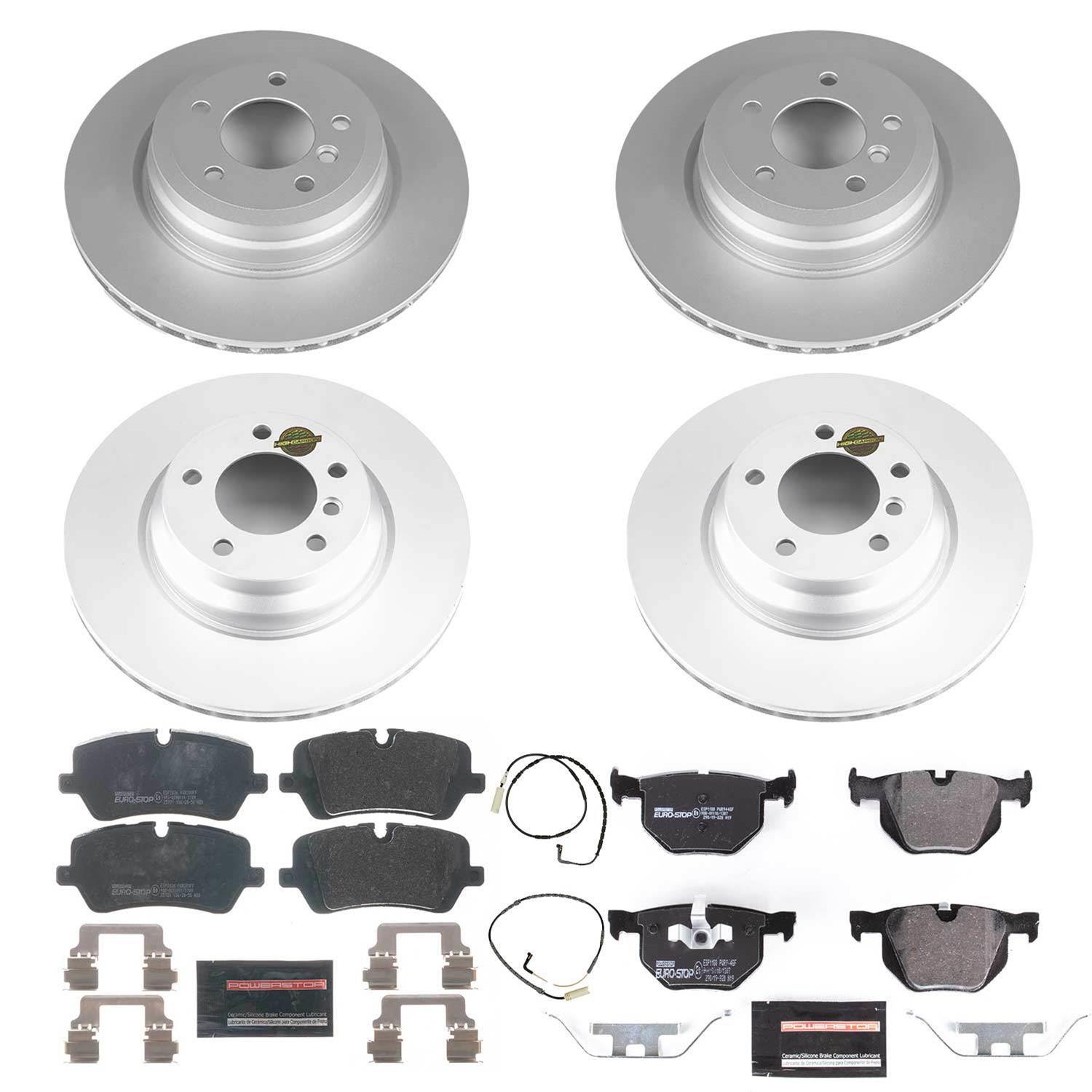 Power Stop 2006 BMW 330xi Front & Rear Euro-Stop Brake Kit (1x psbESK045, 1x psbESK5767) thumbnail 7