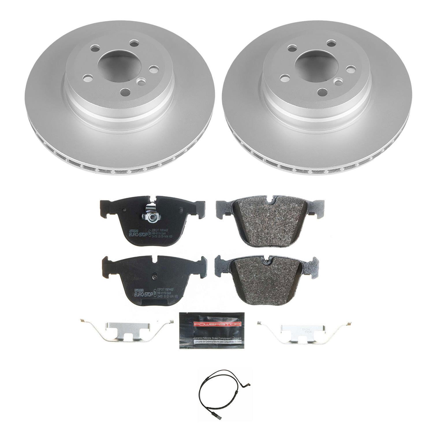 Power Stop 07-10 BMW X5 Front & Rear Euro-Stop Brake Kit (1x psbESK4692, 1x psbESK5985) thumbnail 9