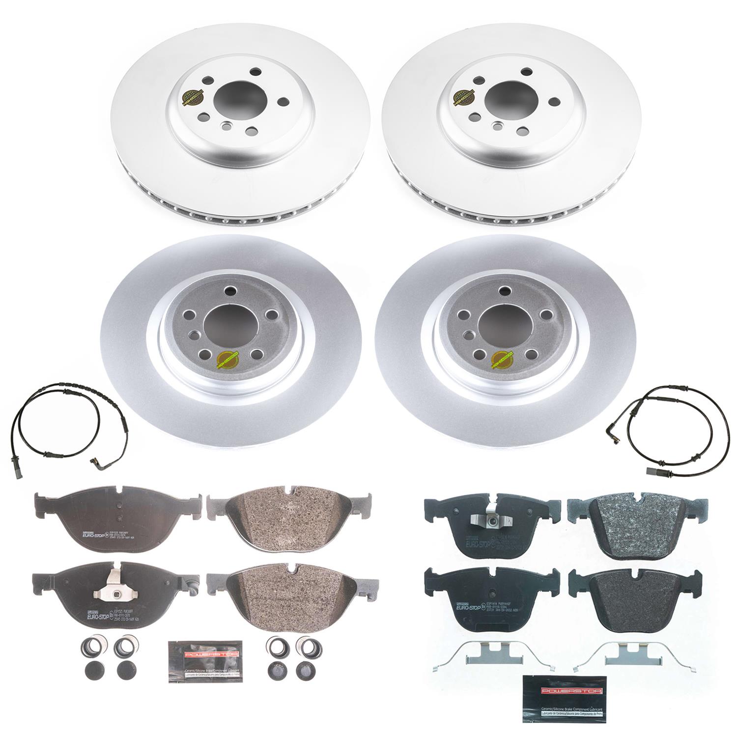 Power Stop 09-10 BMW 750Li Front & Rear Euro-Stop Brake Kit (1x psbESK6012, 1x psbESK6014) thumbnail 5