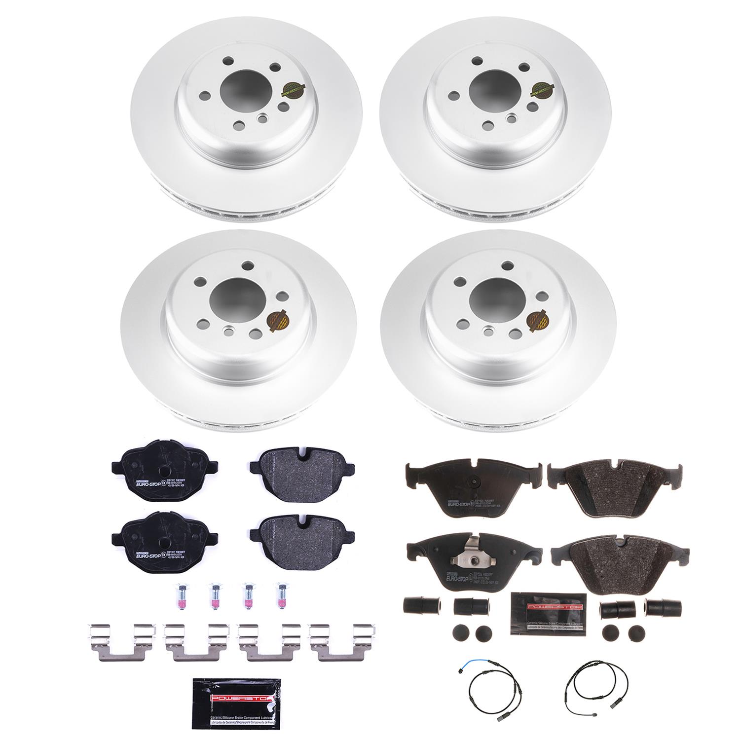 Power Stop 14-16 BMW 535d Front & Rear Euro-Stop Brake Kit (1x psbESK6034, 1x psbESK6020) thumbnail 5