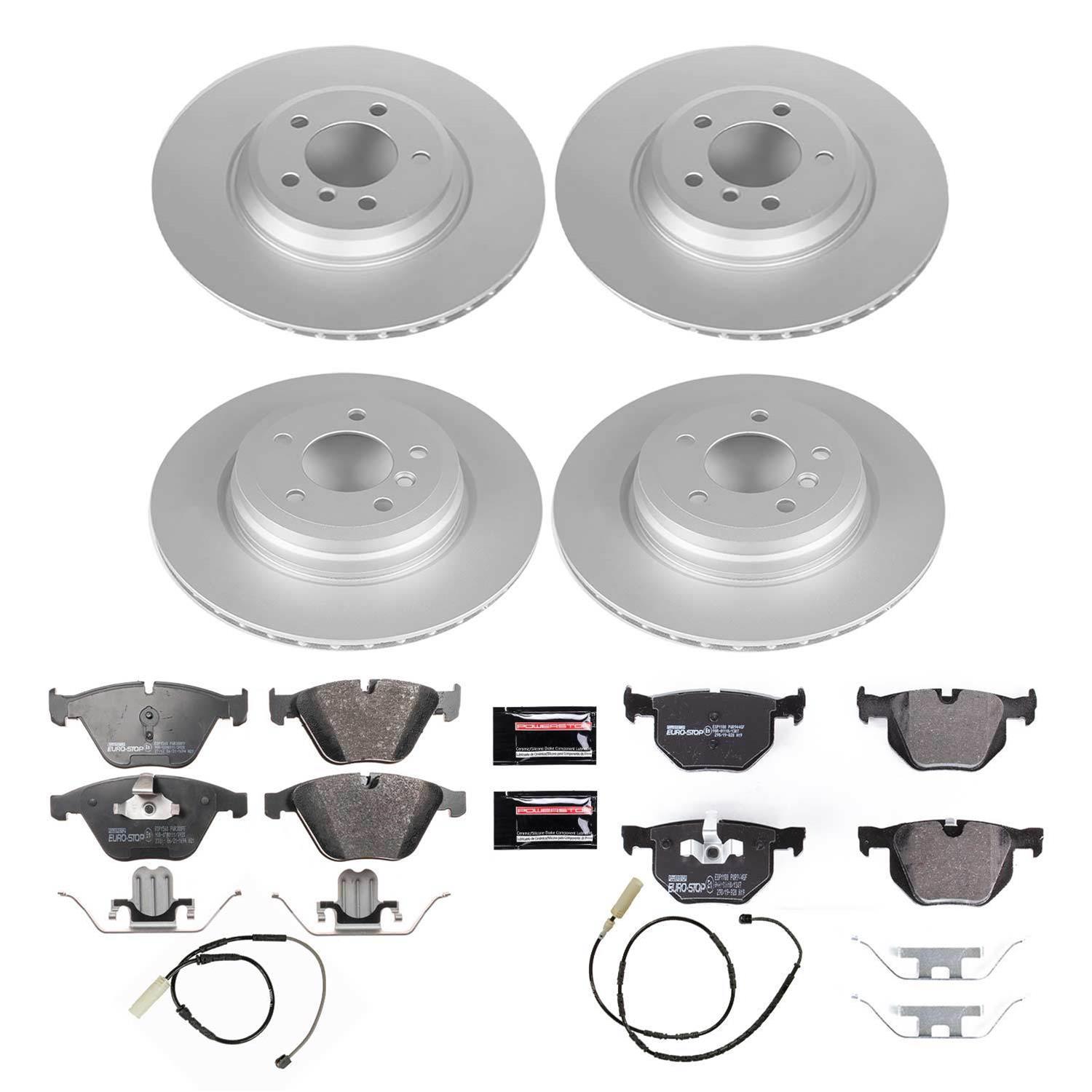 Power Stop 11-13 BMW 335i Front & Rear Euro-Stop Brake Kit (1x psbESK5982, 1x psbESK6055) thumbnail 6