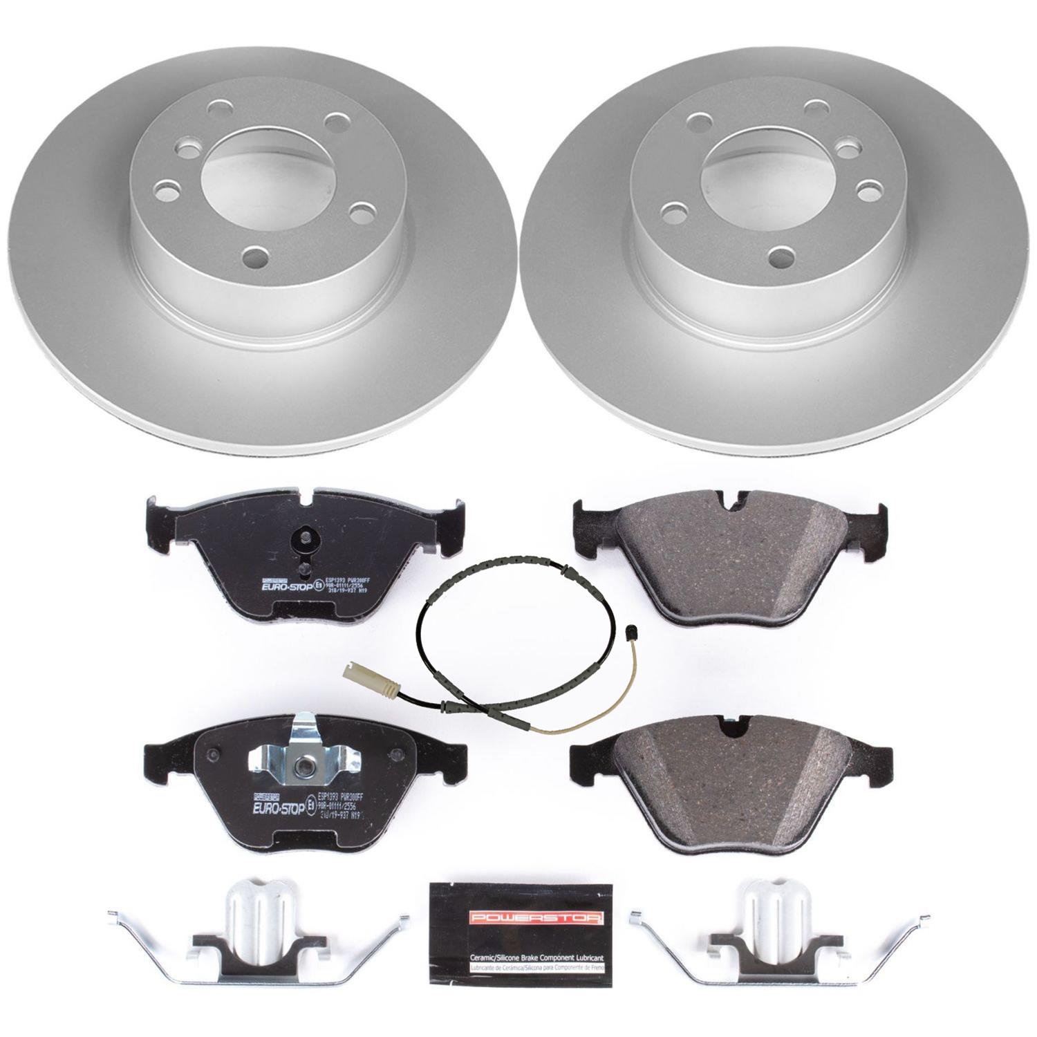 Power Stop 13-15 BMW X1 Front & Rear Euro-Stop Brake Kit (1x psbESK6073, 1x psbESK7008) thumbnail 6