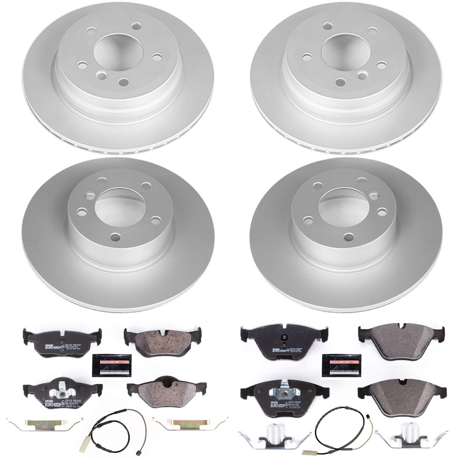 Power Stop 11-12 BMW 328i xDrive Front & Rear Euro-Stop Brake Kit (1x psbESK5980, 1x psbESK6073) thumbnail 3