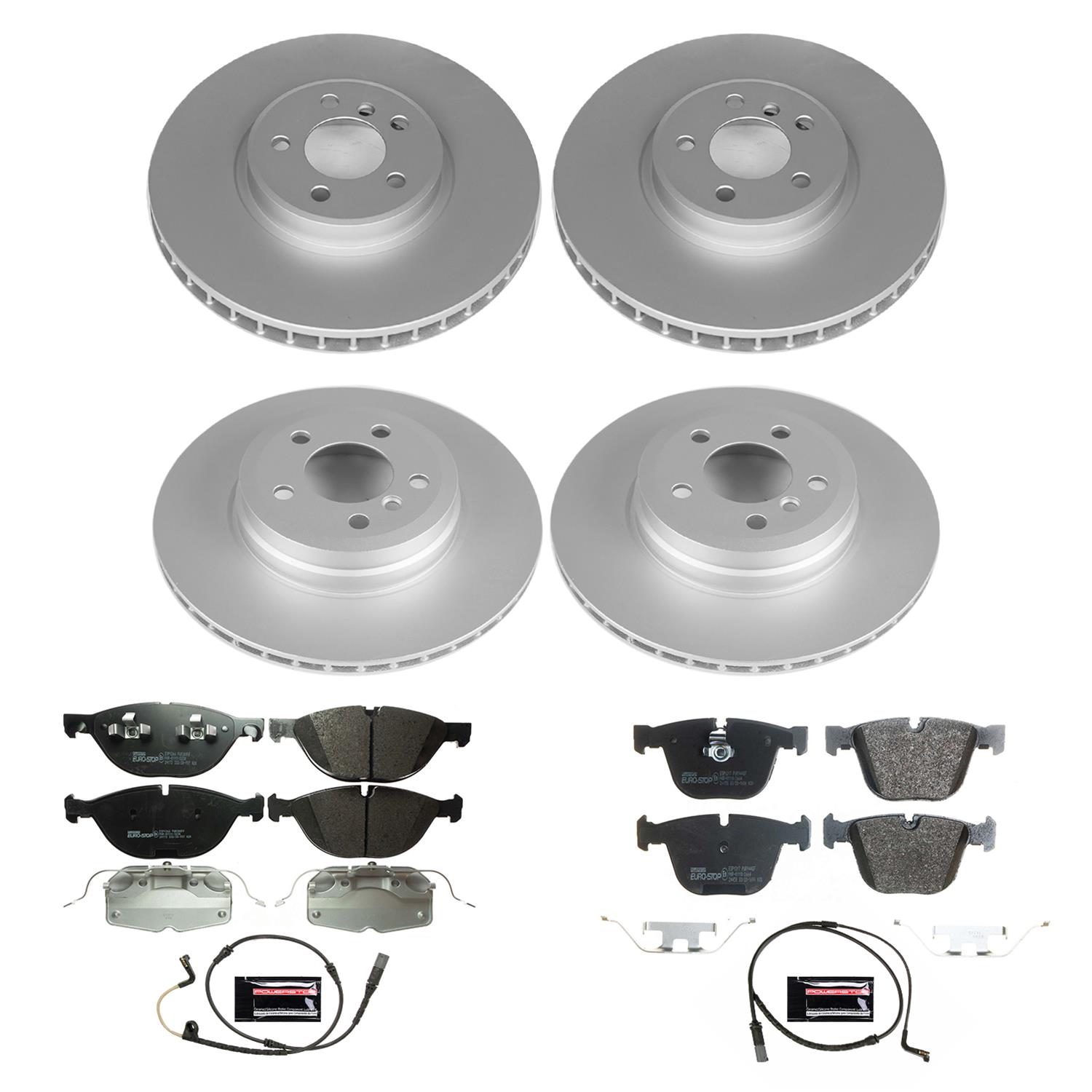 Power Stop 08-10 BMW X6 Front & Rear Euro-Stop Brake Kit (1x psbESK5985, 1x psbESK6144) thumbnail 5