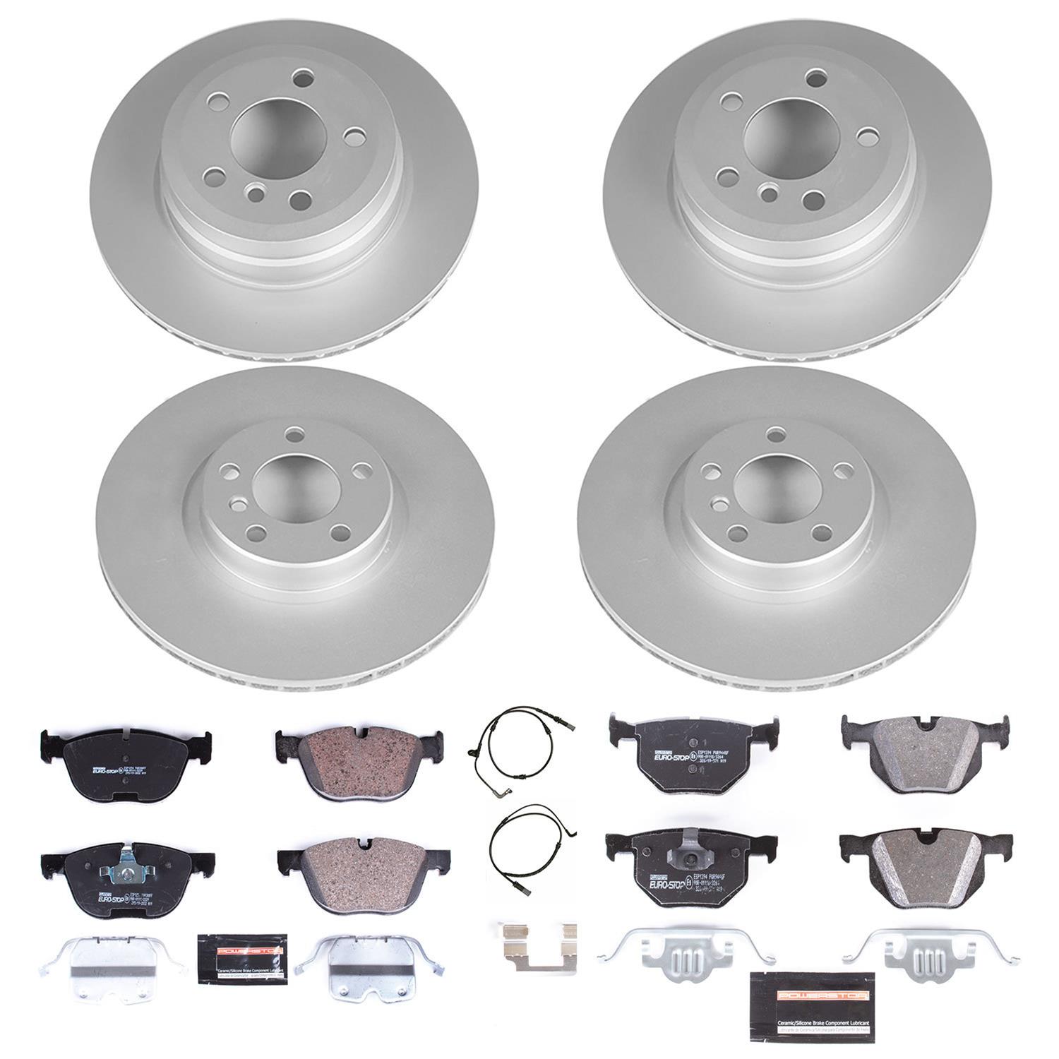 Power Stop 2009 BMW X5 Front & Rear Euro-Stop Brake Kit (1x psbESK4692, 1x psbESK5984) thumbnail 7