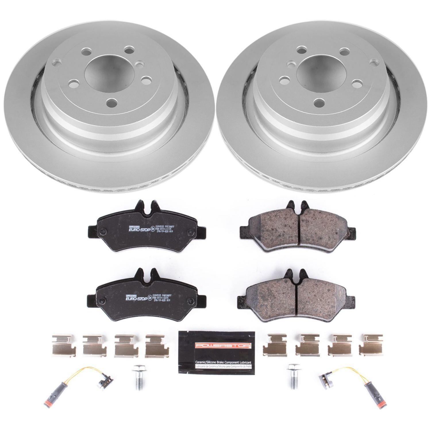 Power Stop 10-18 Freightliner Sprinter 3500 Front & Rear Euro-Stop Brake Kit (1x psbESK6197, 1x psbESK6234) thumbnail 7