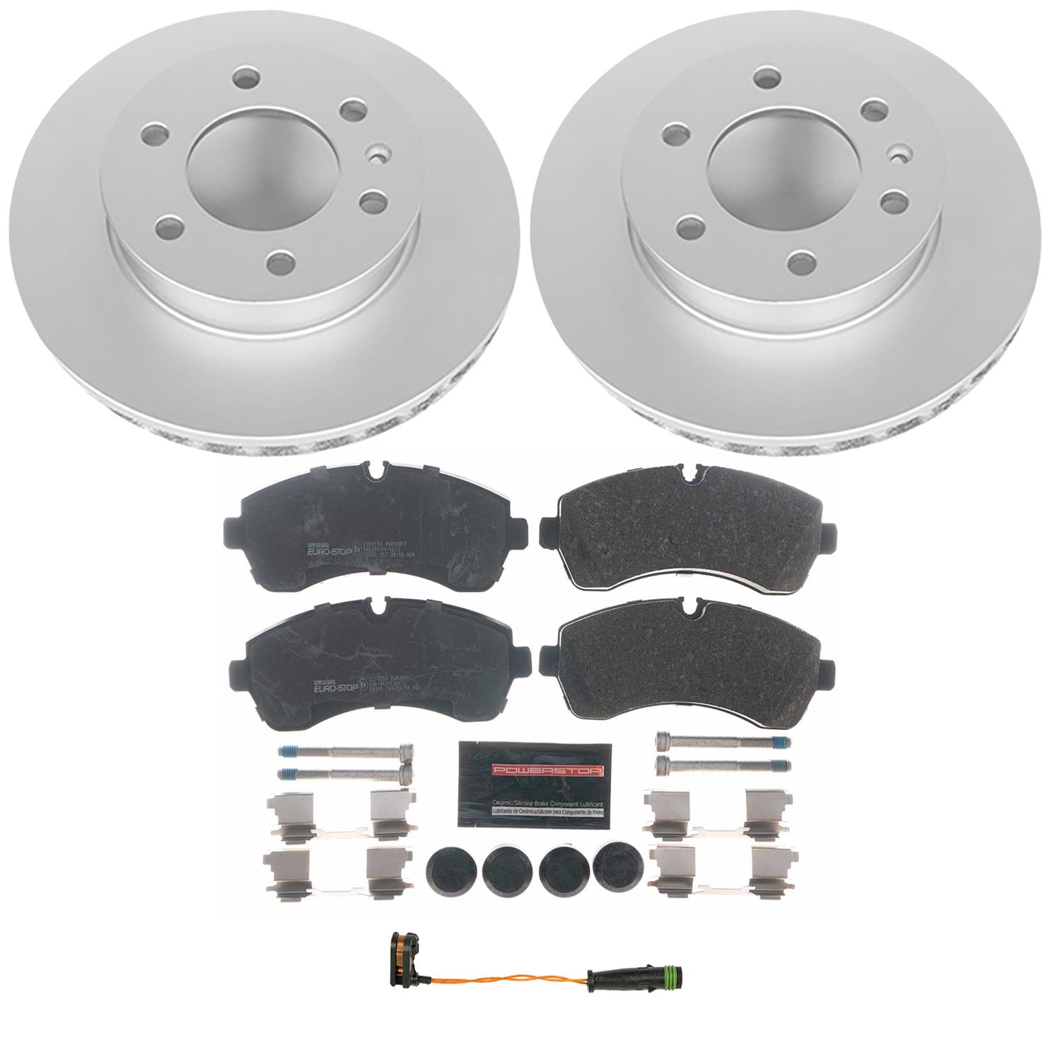 Power Stop 10-18 Freightliner Sprinter 3500 Front & Rear Euro-Stop Brake Kit (1x psbESK6197, 1x psbESK6234) thumbnail 9