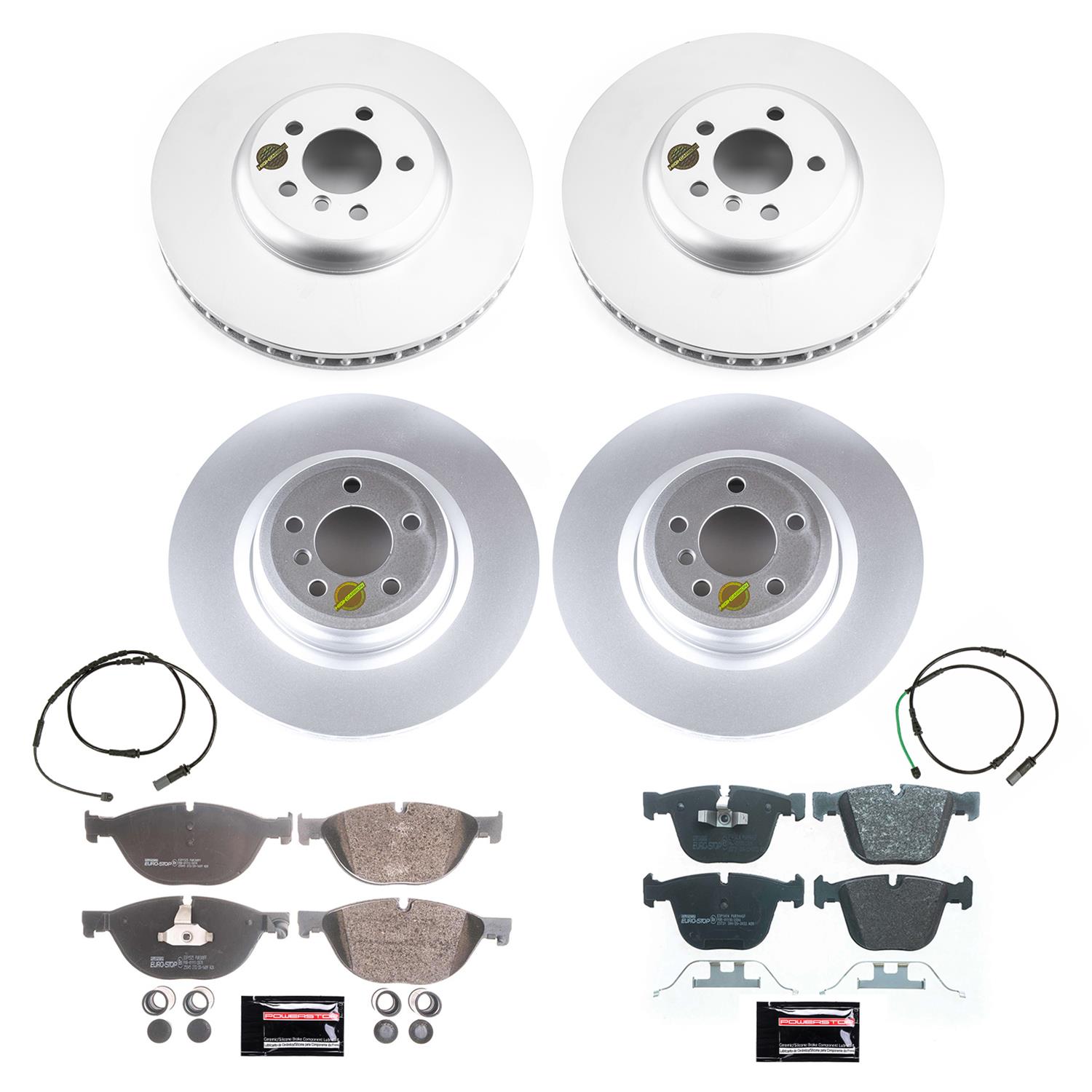Power Stop 10-17 BMW 550i GT xDrive Front & Rear Eurostop Brake Kit (1x psbESK6414, 1x psbESK6416) thumbnail 5