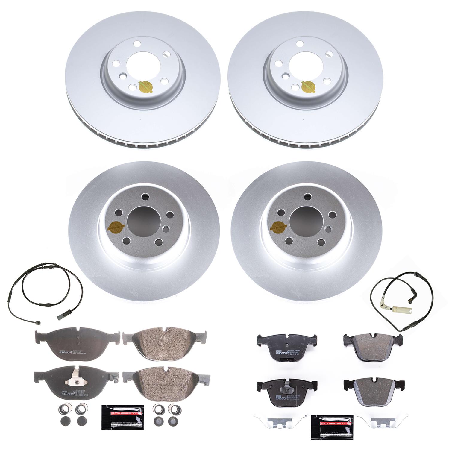 Power Stop 13-15 BMW ActiveHybrid 7 Front & Rear Eurostop Brake Kit (1x psbESK5694, 1x psbESK6026) thumbnail 5