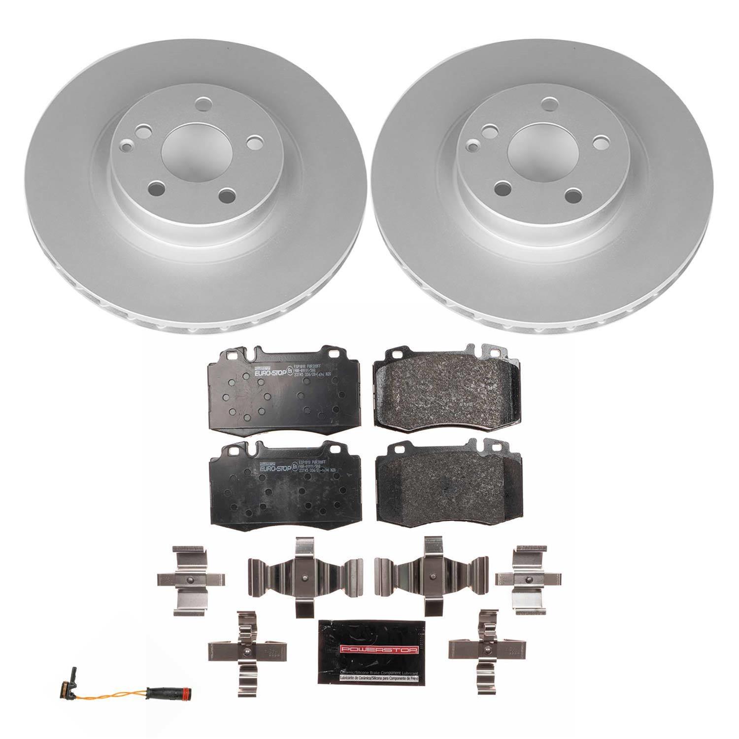 Power Stop 07-09 Mercedes-Benz E550 Front & Rear Euro-Stop Brake Kit (1x psbESK5322, 1x psbESK6599) thumbnail 6