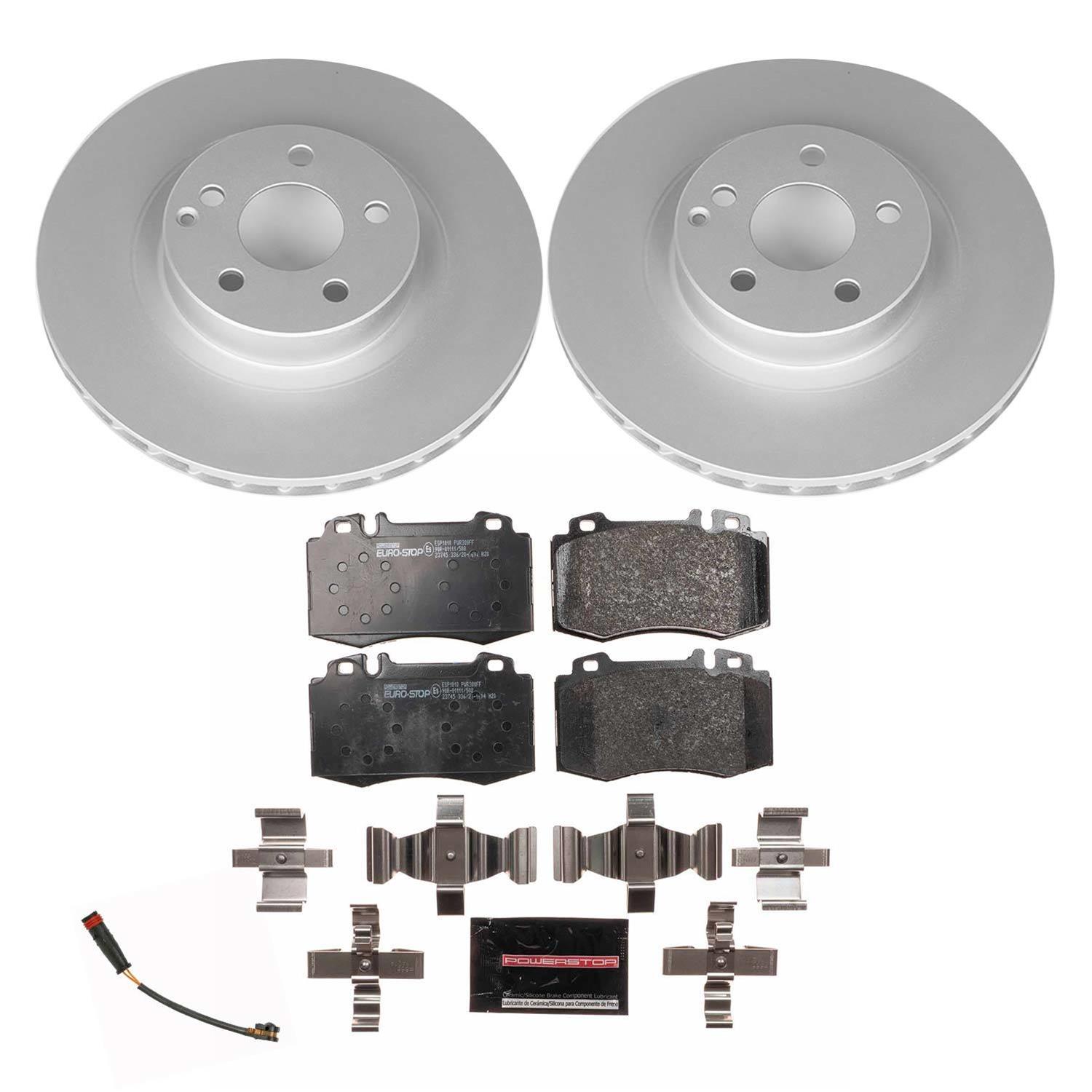 Power Stop 08-11 Mercedes-Benz CLS550 Front & Rear Euro-Stop Brake Kit (1x psbESK5322, 1x psbESK6601) thumbnail 6