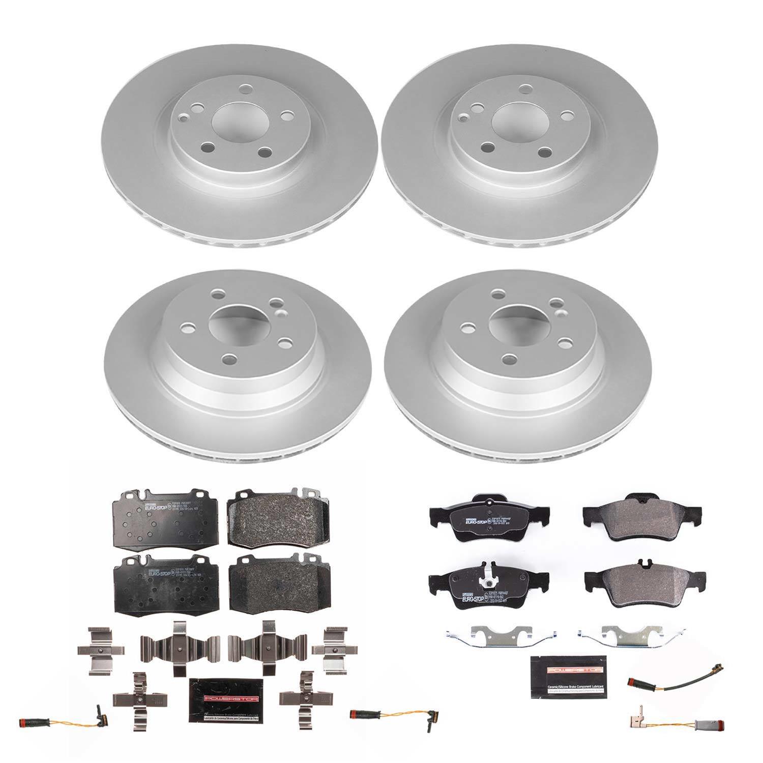 Power Stop 08-11 Mercedes-Benz CLS550 Front & Rear Euro-Stop Brake Kit (1x psbESK5322, 1x psbESK6601) thumbnail 7