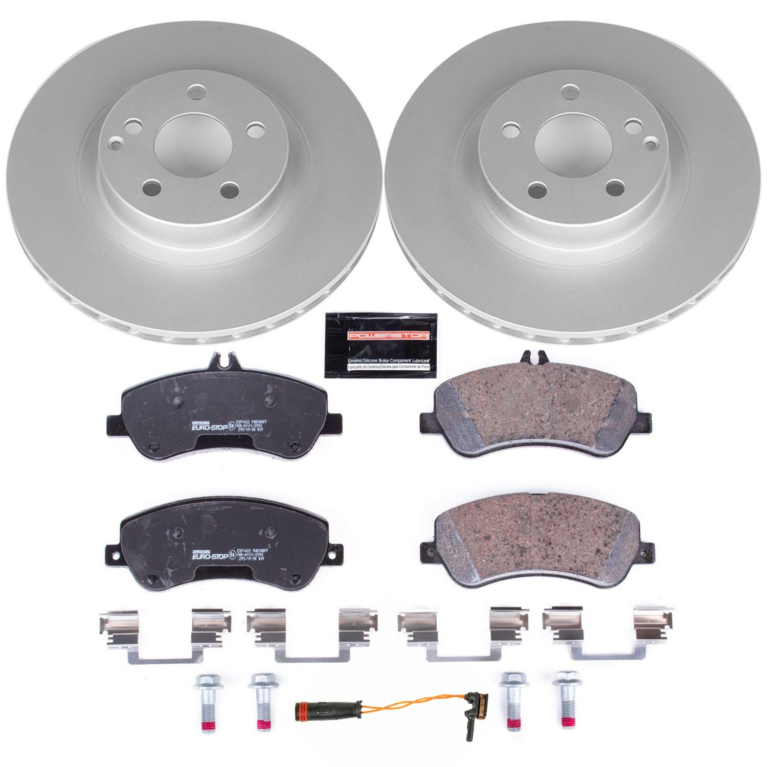 Power Stop 13-15 Mercedes-Benz GLK250 Front & Rear Euro-Stop Brake Kit (1x psbESK6715, 1x psbESK6603) thumbnail 6