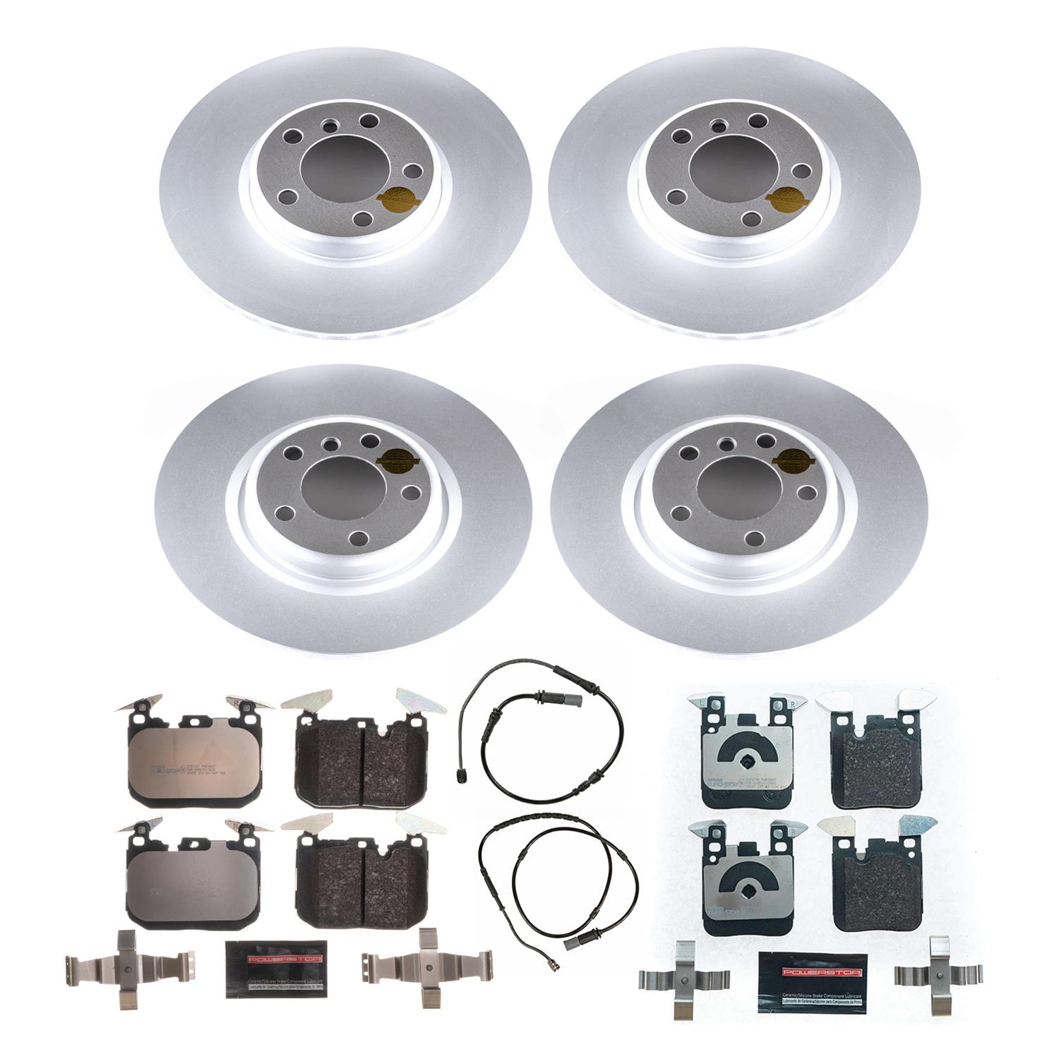 Power Stop 14-16 BMW 228i Front & Rear Euro-Stop Brake Kit (1x psbESK6653, 1x psbESK6657) thumbnail 5