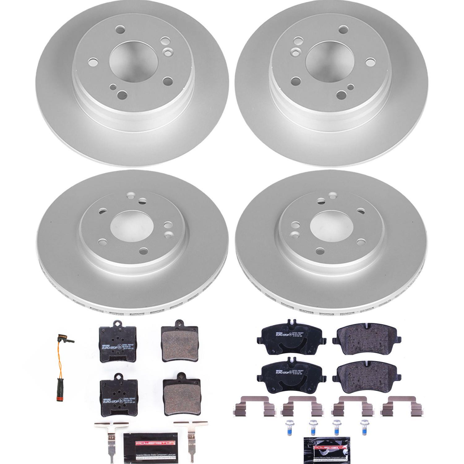 Power Stop 06-08 Mercedes-Benz SLK280 Front and Rear Eurostop Brake Kit thumbnail 7