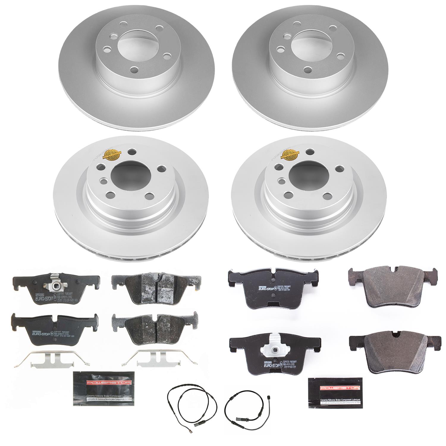 Power Stop 14-16 BMW 228i Front & Rear Euro-Stop Brake Kit (1x psbESK6743, 1x psbESK6656) thumbnail 5