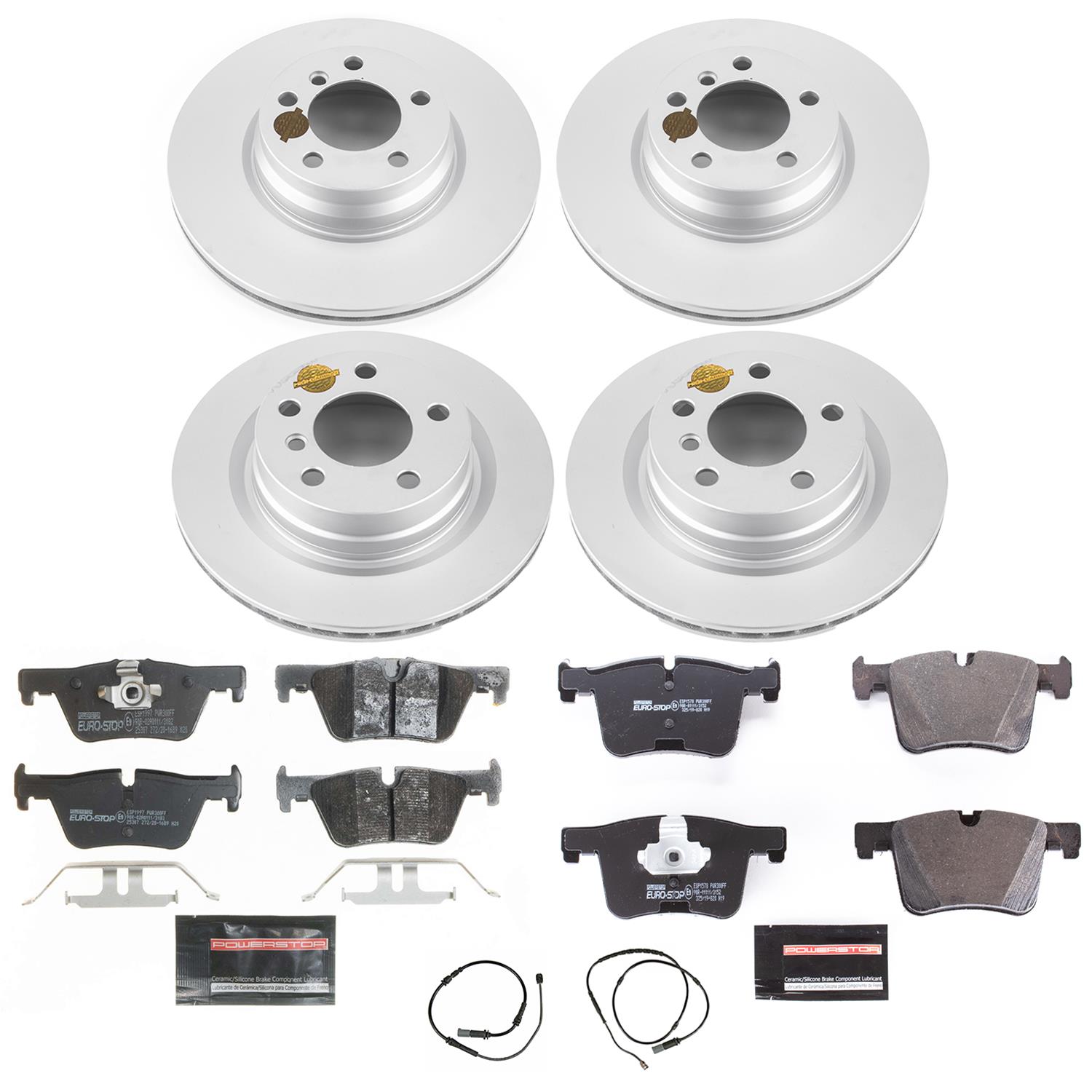 Power Stop 14-15 BMW 228i Front & Rear Euro-Stop Brake Kit (1x psbESK6854, 1x psbESK6656) thumbnail 5