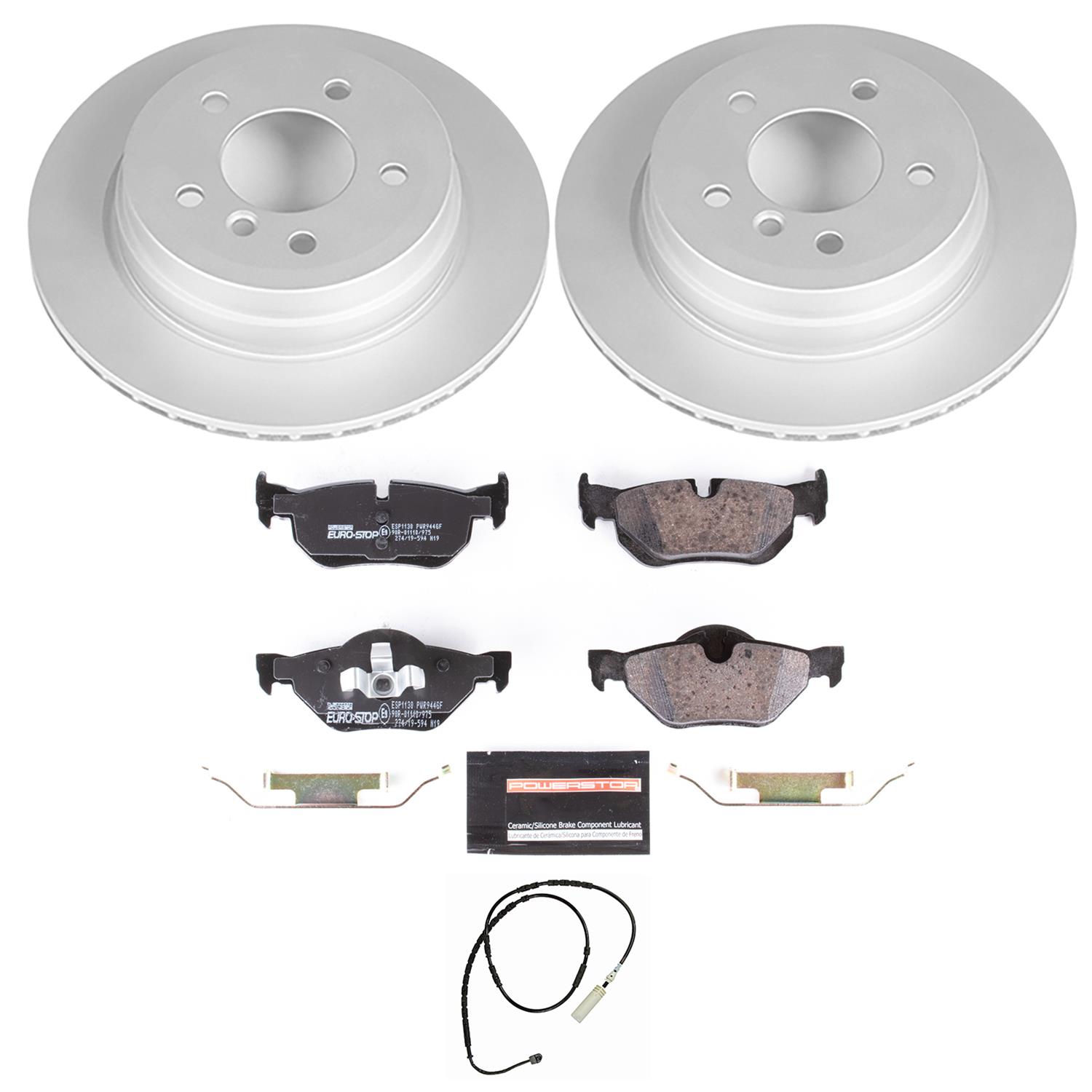Power Stop 13-15 BMW X1 Front & Rear Euro-Stop Brake Kit (1x psbESK6073, 1x psbESK7008) thumbnail 9