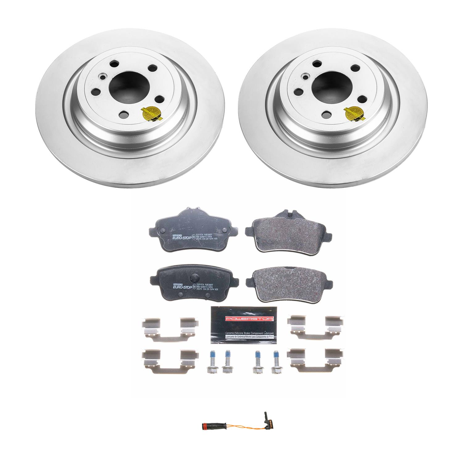 Power Stop 2016 Mercedes-Benz GLE300d Rear Euro-Stop Brake Kit thumbnail 6