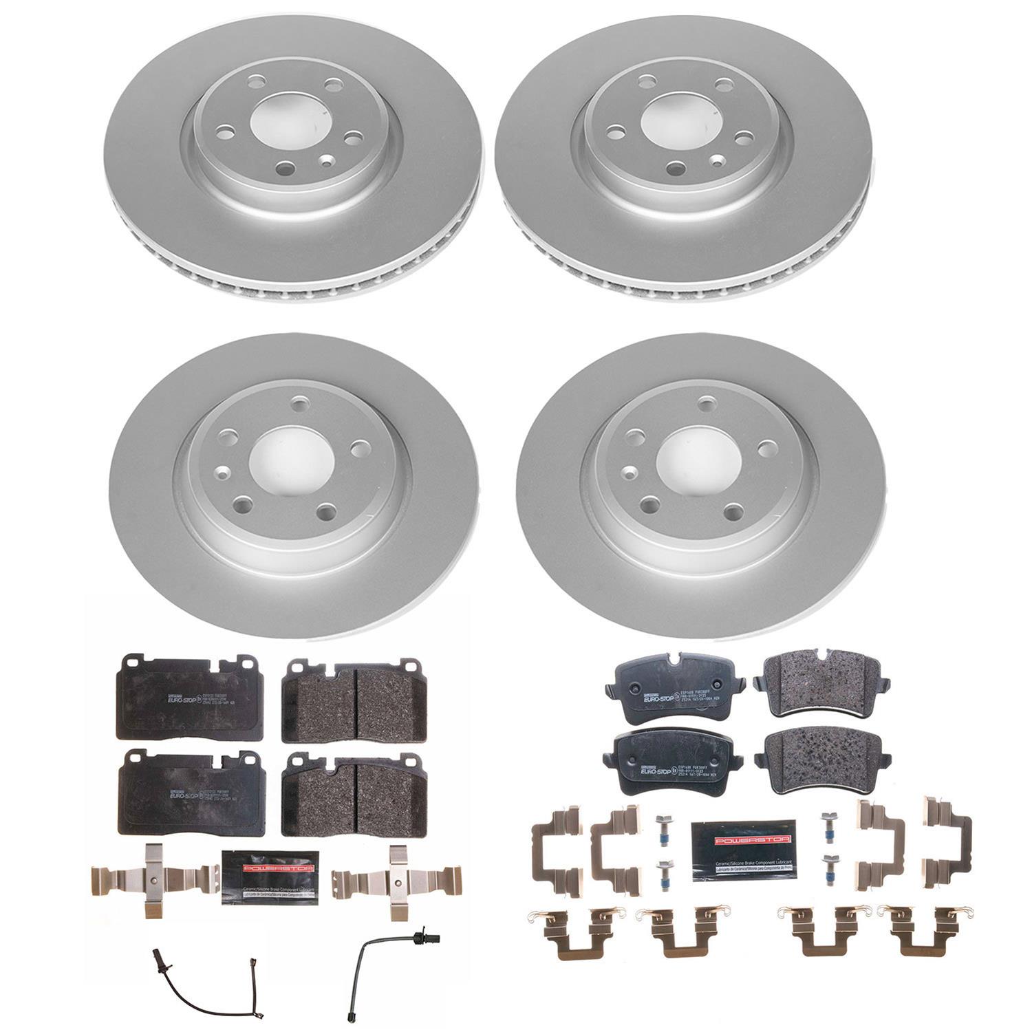 Power Stop 14-17 Audi Q5 Front & Rear Euro-Stop Brake Kit (1x psbESK4745, 1x psbESK7653) thumbnail 5