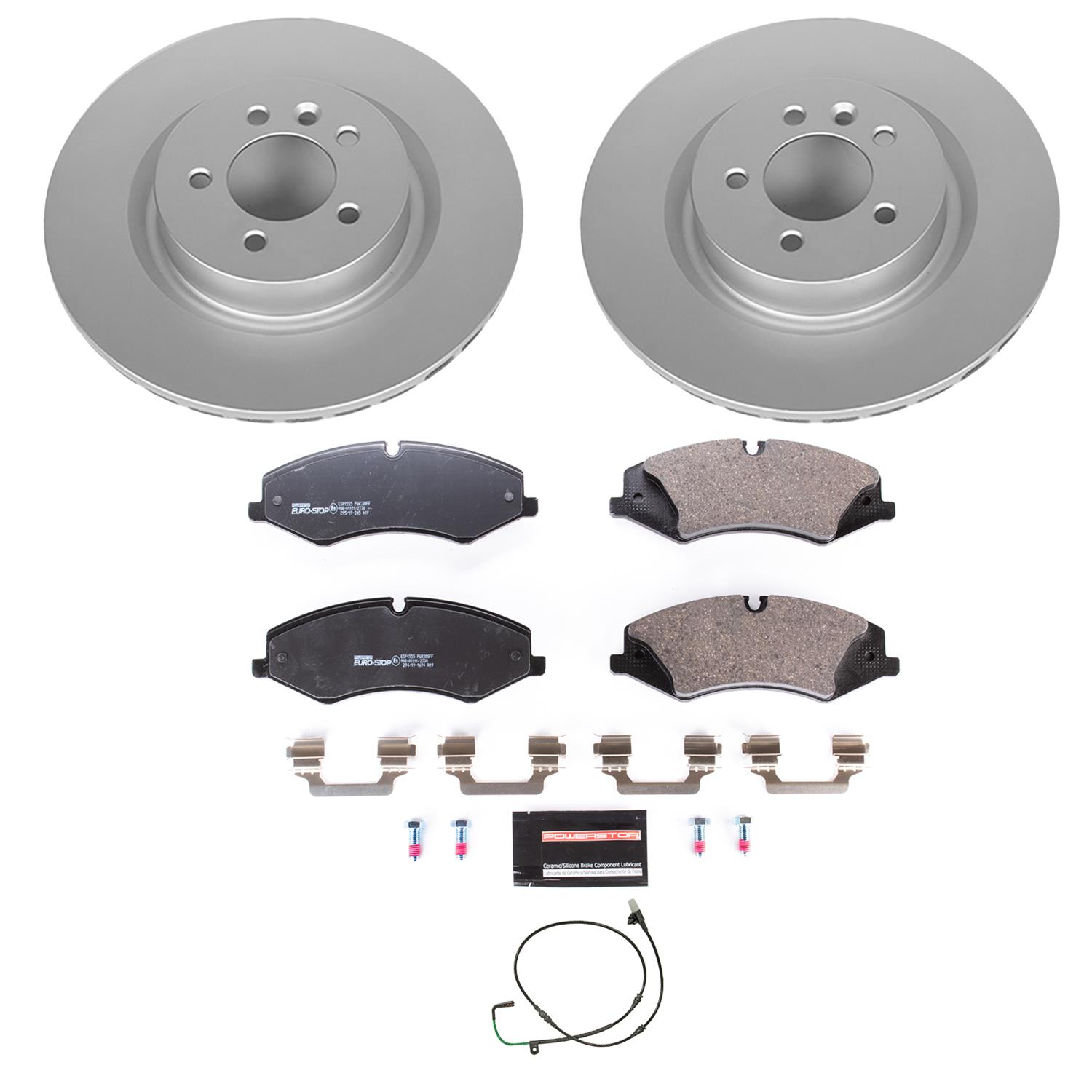 Power Stop 11-16 Land Rover LR4 Front & Rear Euro-Stop Brake Kit (1x psbESK6564, 1x psbESK7683) thumbnail 9
