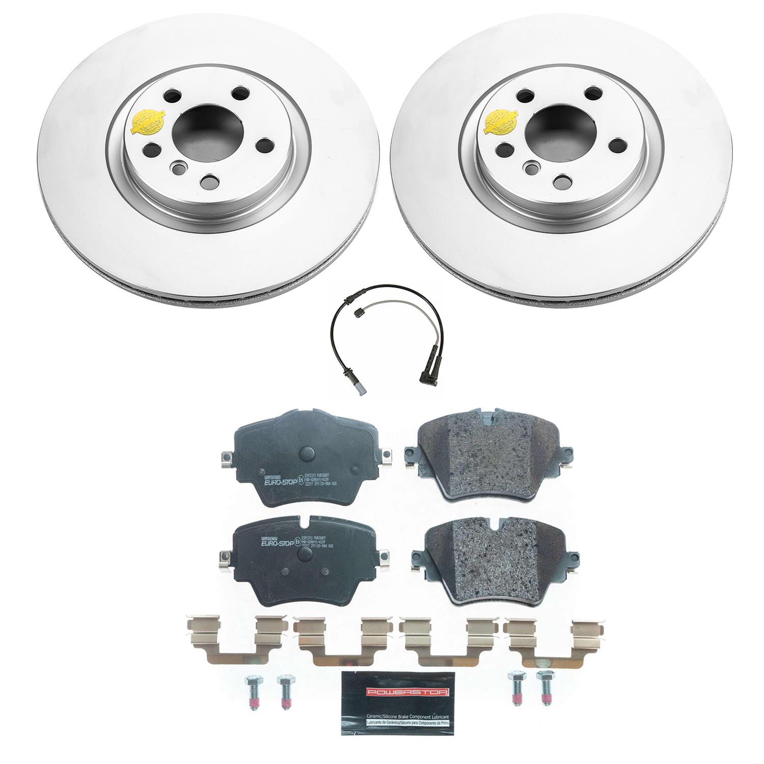 Power Stop 16-20 BMW X1 Front & Rear Euro-Stop Brake Kit (1x psbESK7888, 1x psbESK7899) thumbnail 6