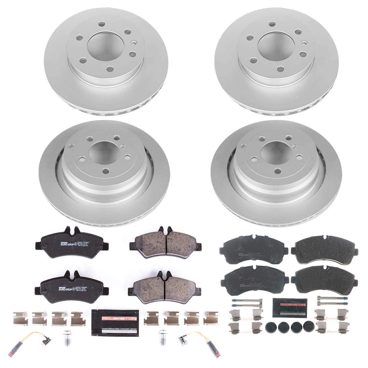 Power Stop 10-18 Freightliner Sprinter 3500 Front & Rear Euro-Stop Brake Kit (1x psbESK6197, 1x psbESK6234) thumbnail 6