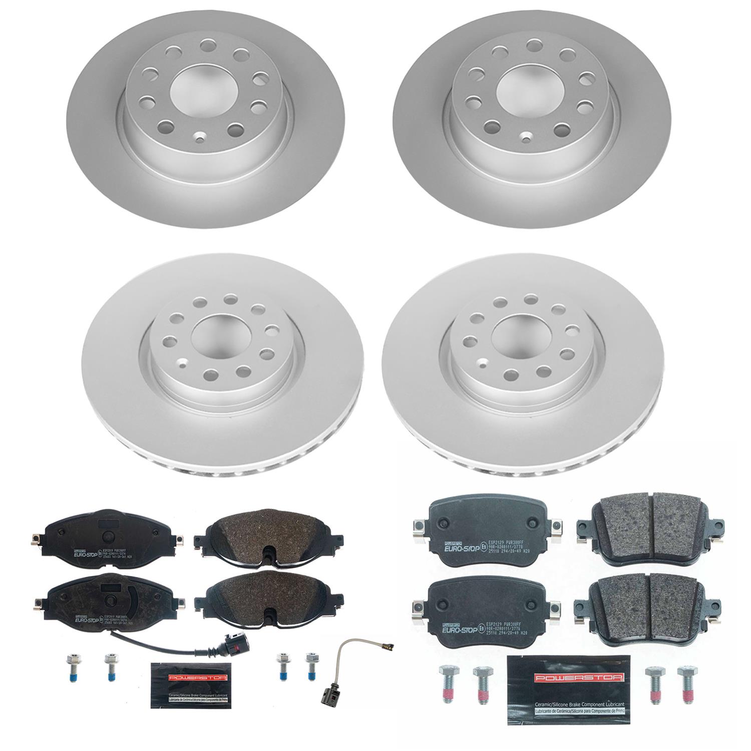 PowerStop Brake Kit | 2008–2012 Infiniti EX35 (TDBK114)