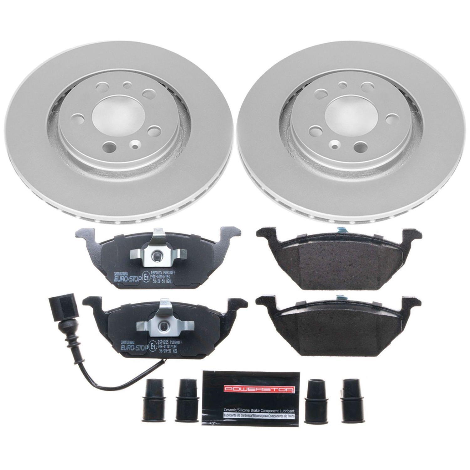 Power Stop Front & Rear Euro-Stop Brake Kit | 2016-2020 Audi TT Quattro (ESK7278) main image 0