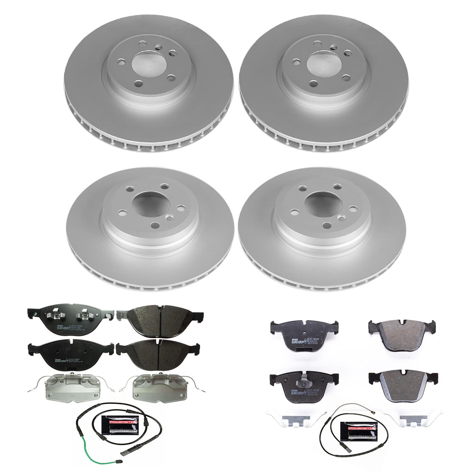 Power Stop 2019 BMW X6 Front & Rear Euro-Stop Brake Kit (1x psbESK6009, 1x psbESK8426) thumbnail 5