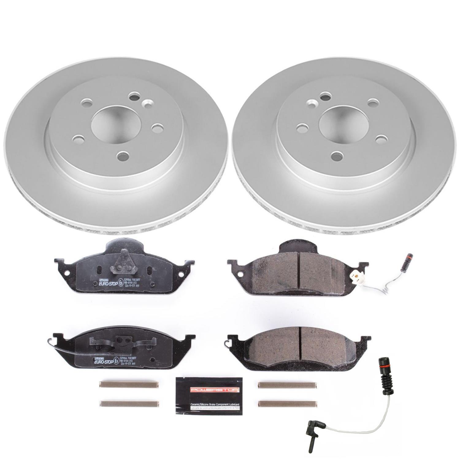 Power Stop 98-03 Mercedes-Benz ML320 Front & Rear Euro-Stop Brake Kit (1x psbESK866, 1x psbESK864) thumbnail 9