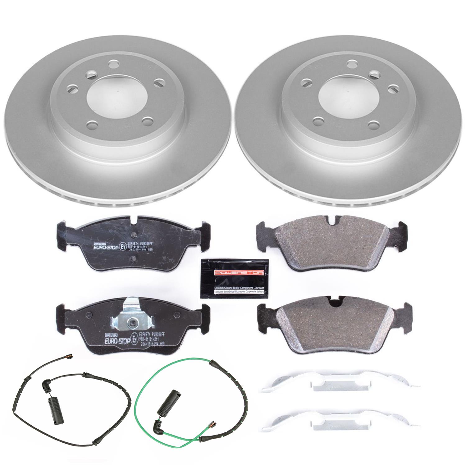 Power Stop 03-08 BMW Z4 Front & Rear Euro-Stop Brake Kit (1x psbESK962, 1x psbESK868) thumbnail 8