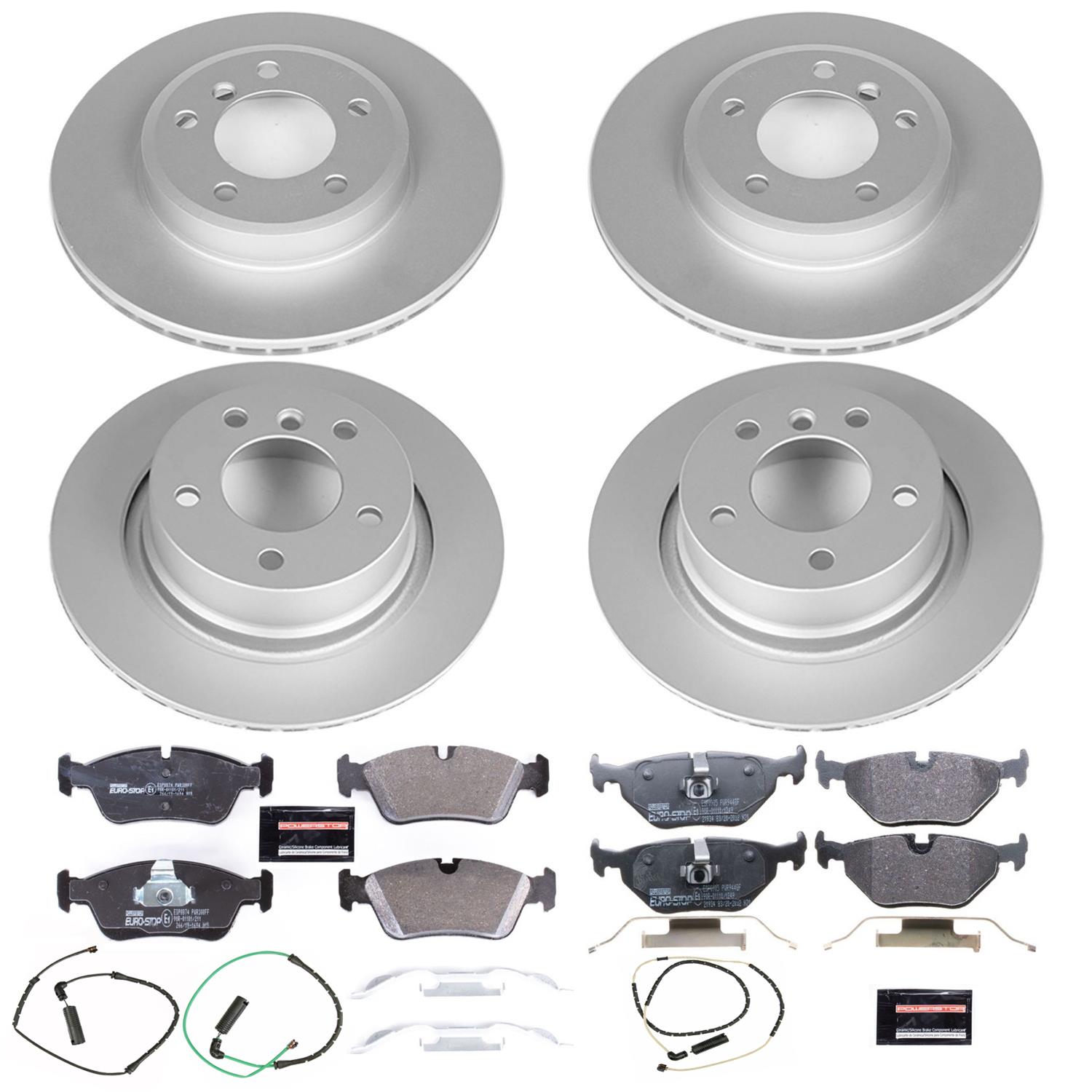 Power Stop 03-08 BMW Z4 Front & Rear Euro-Stop Brake Kit (1x psbESK962, 1x psbESK868) thumbnail 5