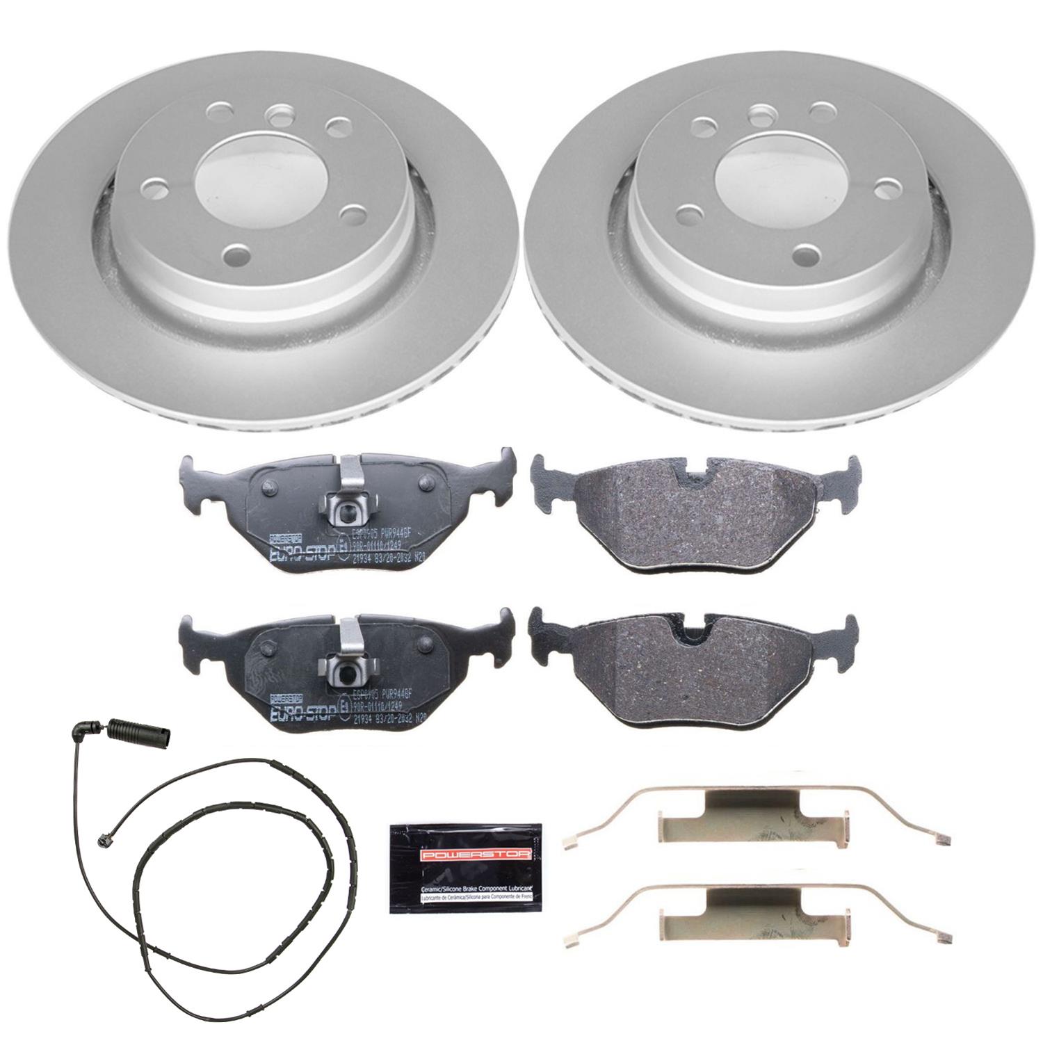 Power Stop 2000 BMW 323i Front & Rear Euro-Stop Brake Kit (1x psbESK877, 1x psbESK868) thumbnail 8