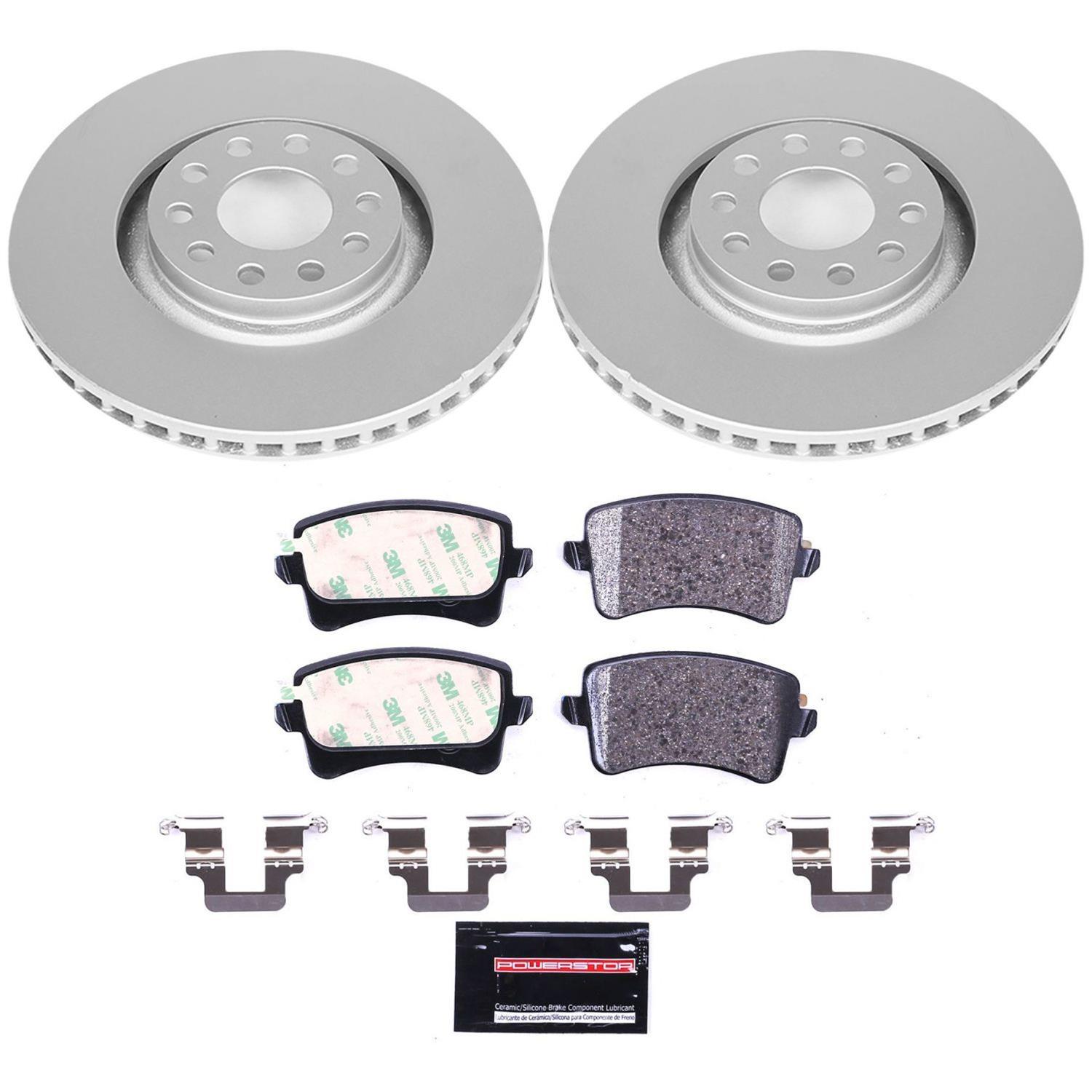 Power Stop 01-05 Audi Allroad Quattro Front & Rear Euro-Stop Brake Kit (1x psbESK886, 1x psbESK940) thumbnail 7