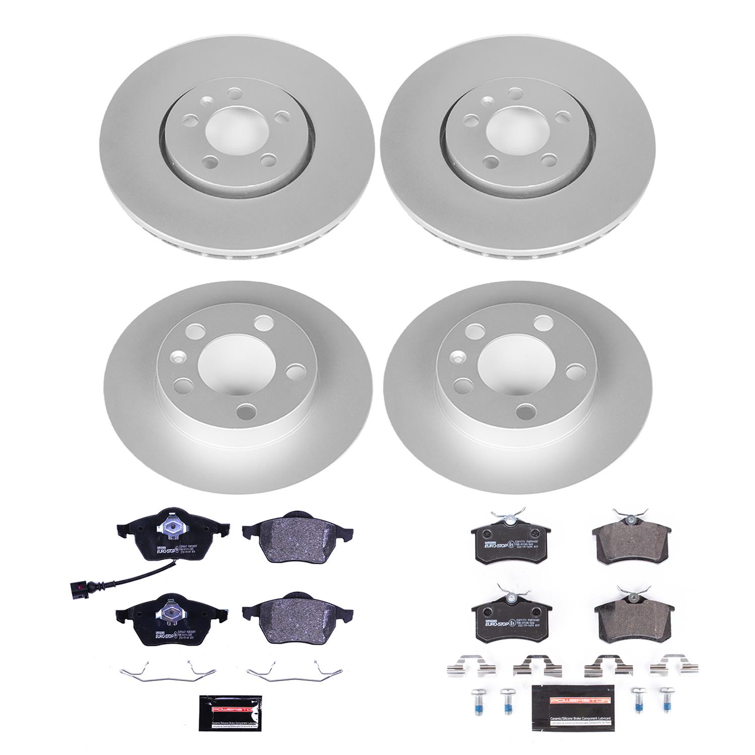 PowerStop Brake Kit | 2018–2019 Kia Rio (KOE8699) main image 0