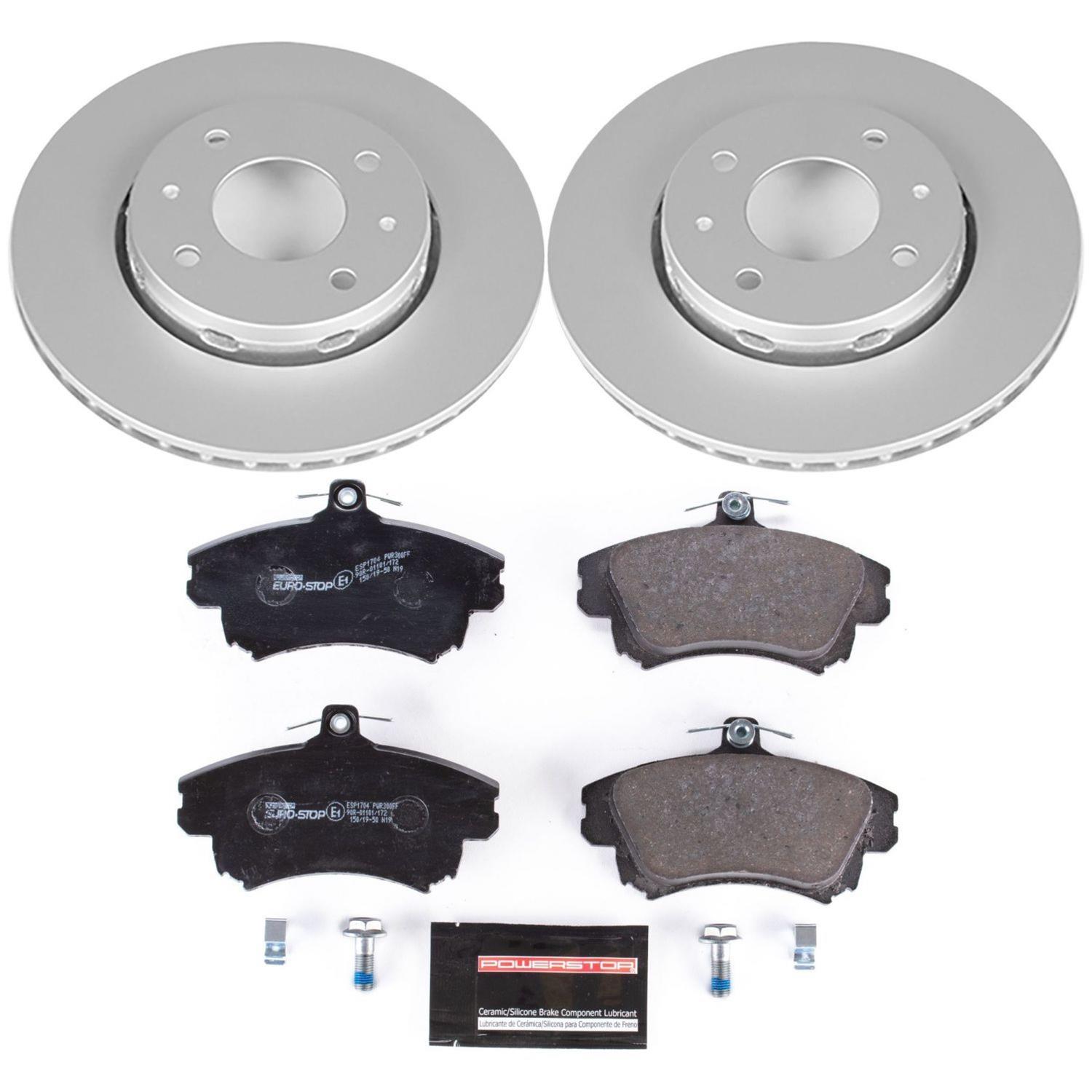Power Stop 00-04 Volvo S40 Front & Rear Euro-Stop Brake Kit (1x psbESK913, 1x psbESK911) thumbnail 7