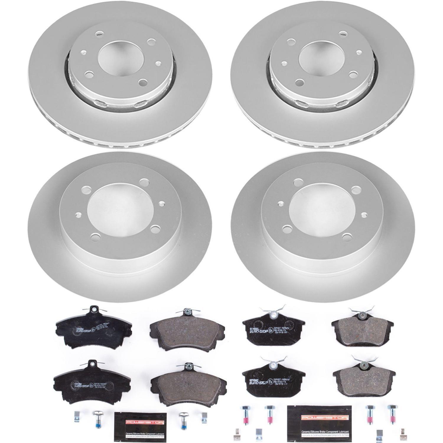 Power Stop 00-04 Volvo S40 Front & Rear Euro-Stop Brake Kit (1x psbESK913, 1x psbESK911) thumbnail 6