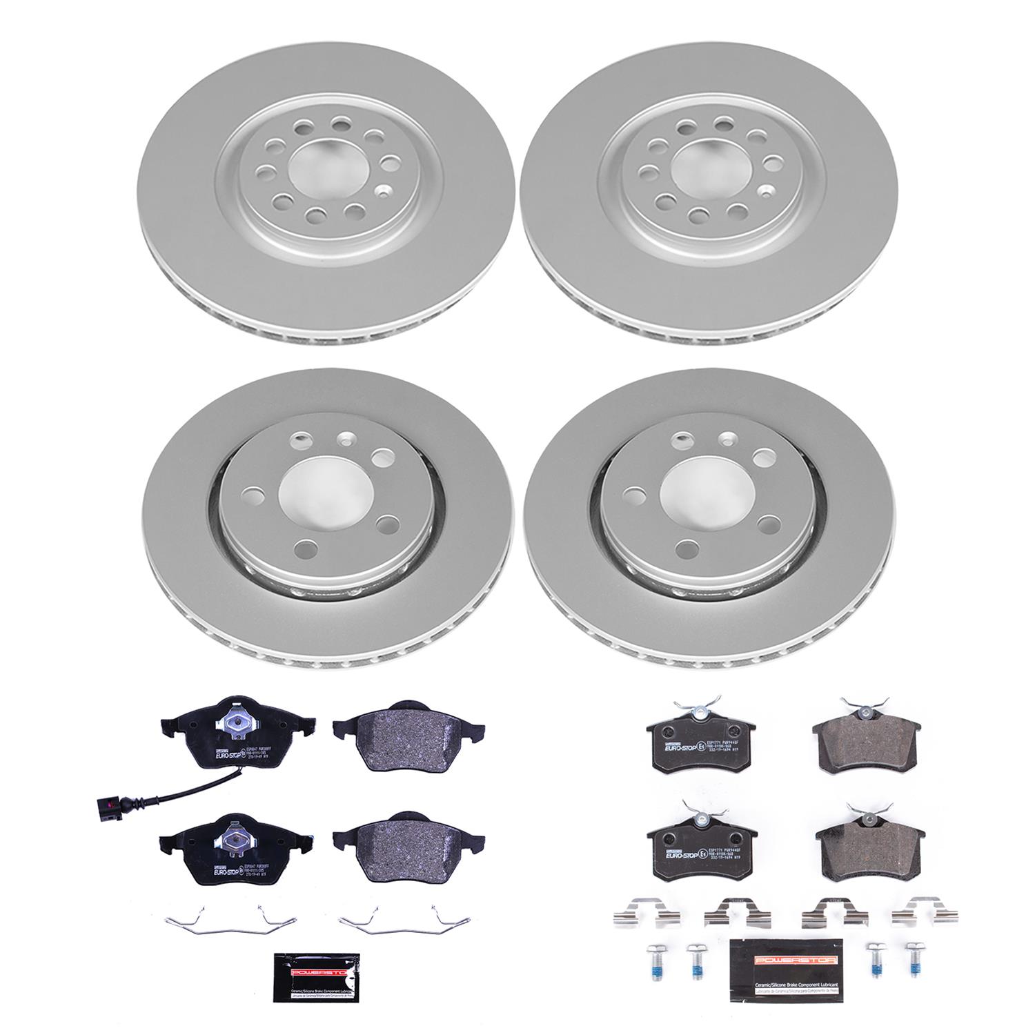 Power Stop 00-06 Audi TT Quattro Front & Rear Euro-Stop Brake Kit (1x psbESK914, 1x psbESK920) thumbnail 6