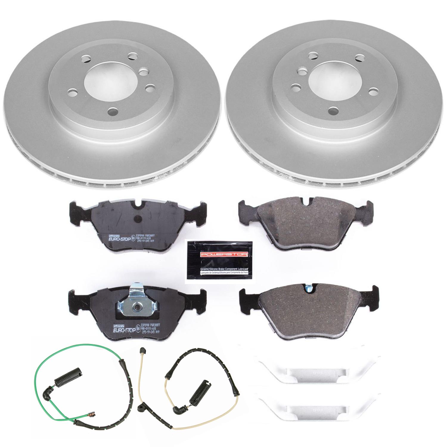 Power Stop 01-06 BMW 330Ci Front & Rear Euro-Stop Brake Kit (1x psbESK928, 1x psbESK5729) thumbnail 7
