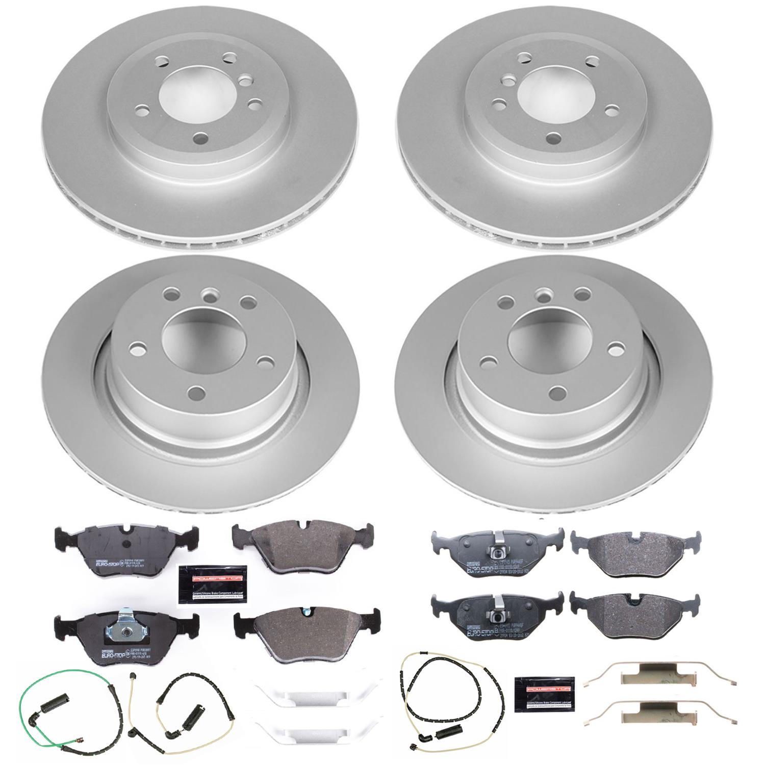 Power Stop 06-08 BMW Z4 Front & Rear Euro-Stop Brake Kit (1x psbESK962, 1x psbESK928) thumbnail 6