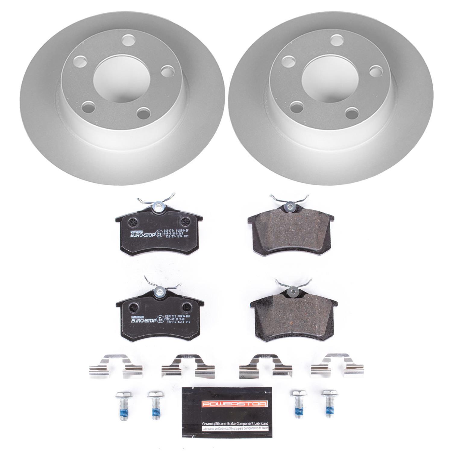 Power Stop 01-05 Audi Allroad Quattro Front & Rear Euro-Stop Brake Kit (1x psbESK886, 1x psbESK940) thumbnail 9