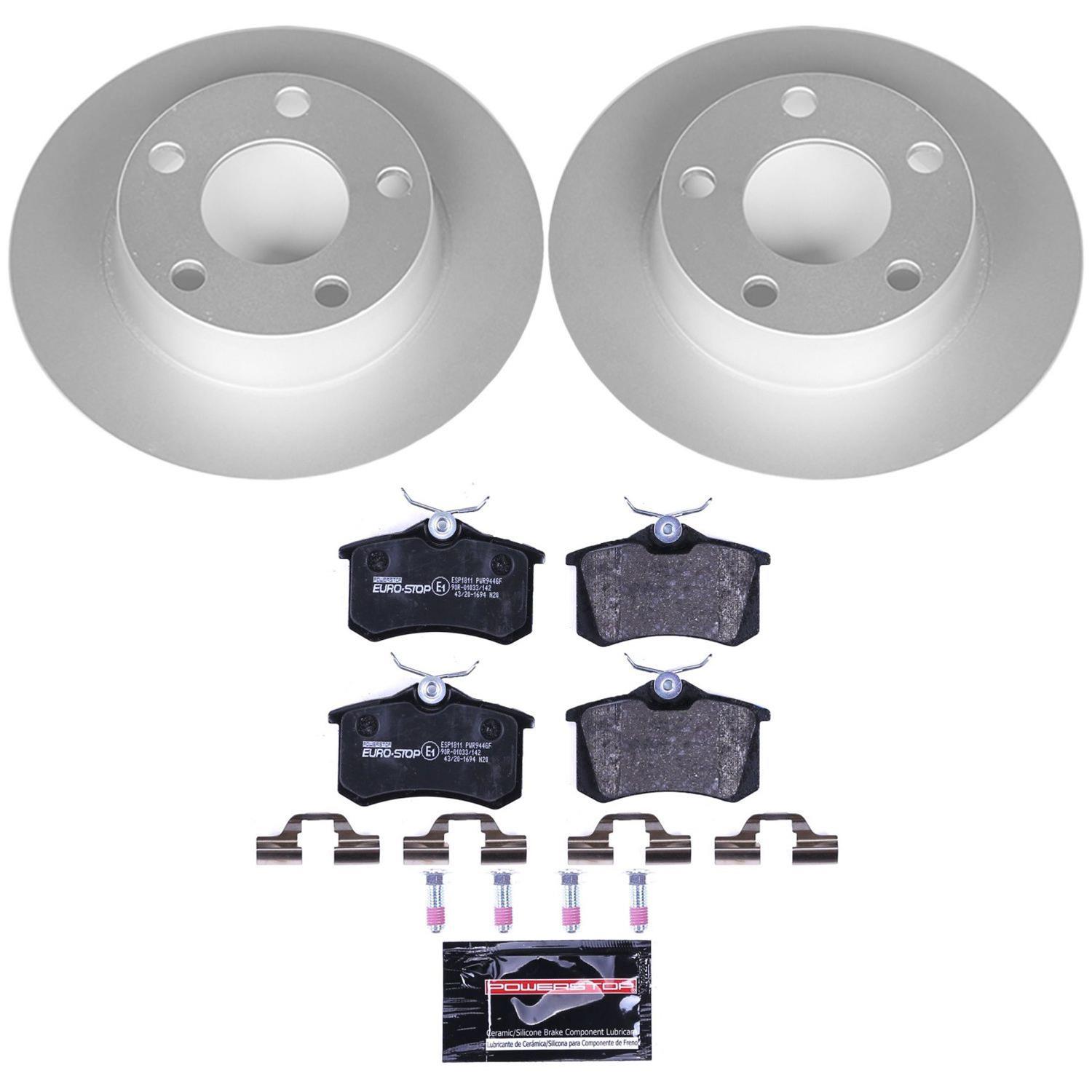 Power Stop 02-04 Audi A6 Quattro Front & Rear Euro-Stop Brake Kit (1x psbESK948, 1x psbESK941) thumbnail 8