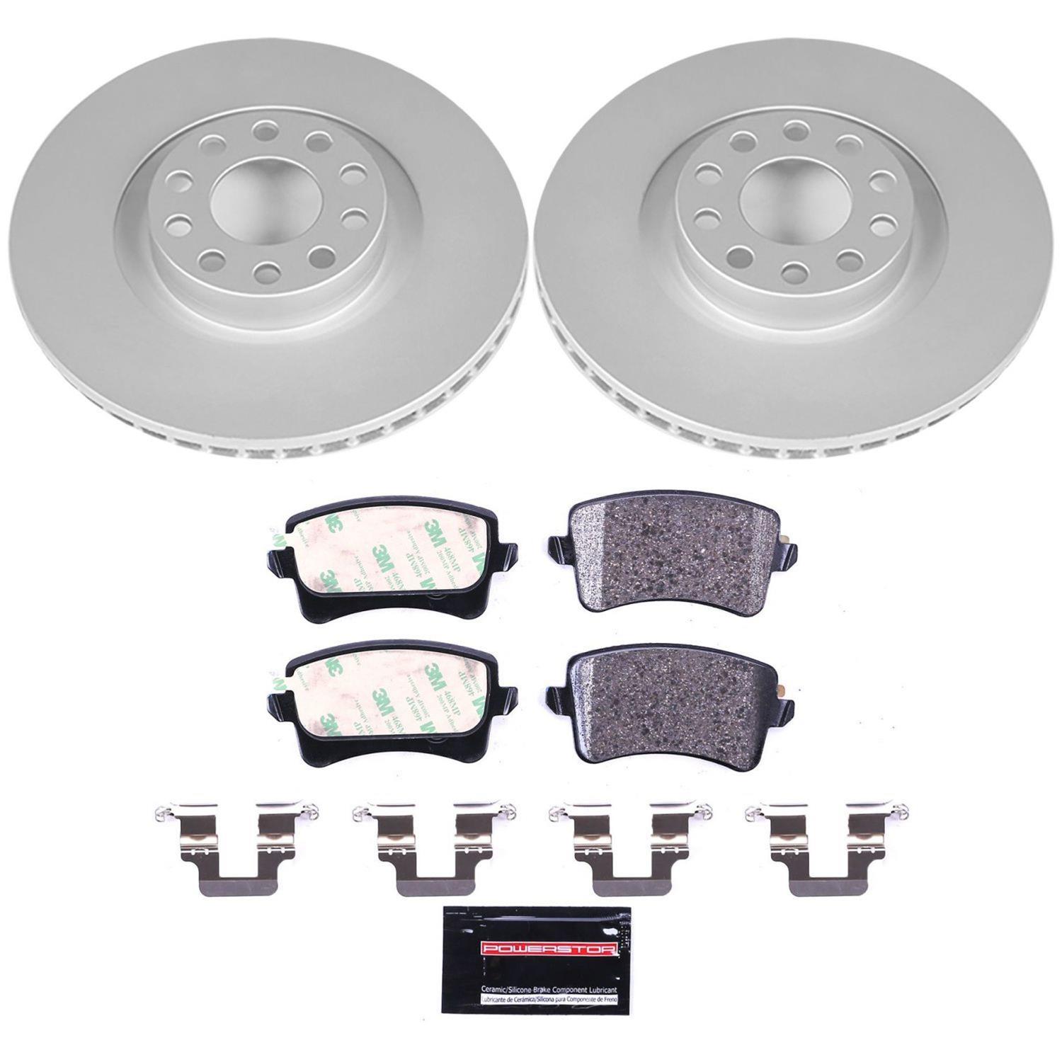 Power Stop 02-04 Audi A6 Quattro Front & Rear Euro-Stop Brake Kit (1x psbESK948, 1x psbESK941) thumbnail 7