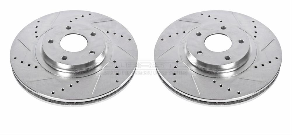 Power Stop JBR1100XPR Front Evolution Drilled & Slotted Rotor Pair