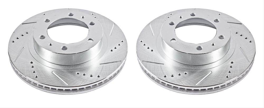 Power Stop JBR1121XPR Front Evolution Drilled & Slotted Rotor Pair
