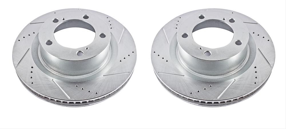 POWERSPORT DRILL//SLOT Brake Rotors Chevrolet CORVETTE 1984-1987 FULL KIT