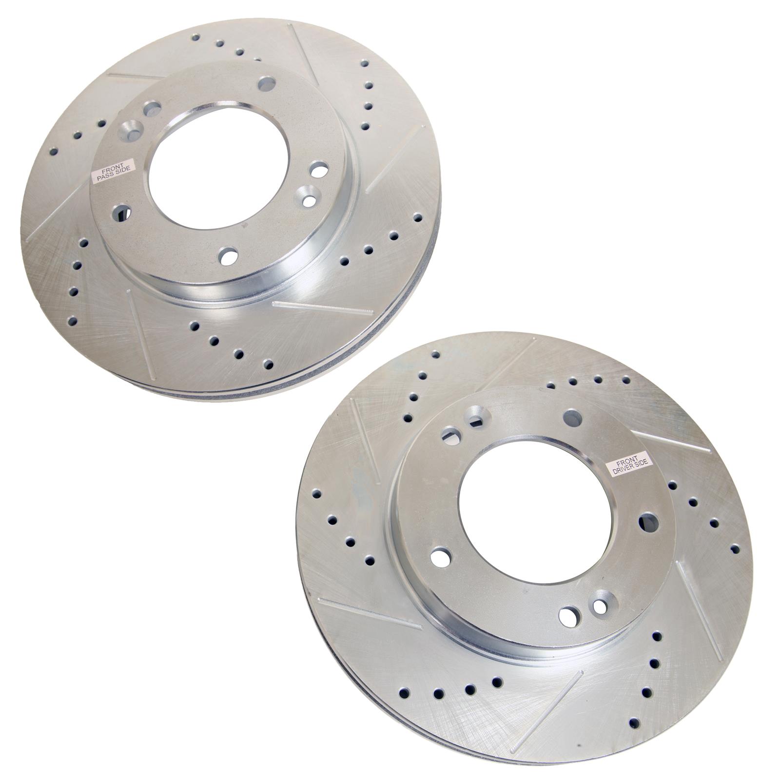 Power Stop JBR1512XPR Front Evolution Drilled & Slotted Rotor Pair 
