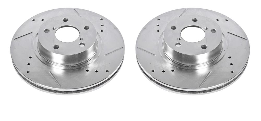 Power Stop JBR730XPR Power Stop Evolution Drilled and Slotted Rotors |  Summit Racing